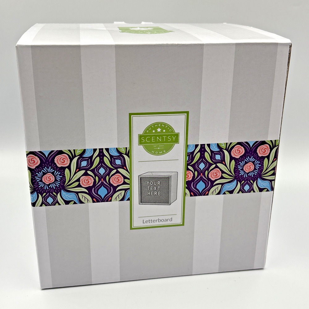 NEW Scentsy Full Size Wax Warmer Letterboard with Letters Brand NIB
